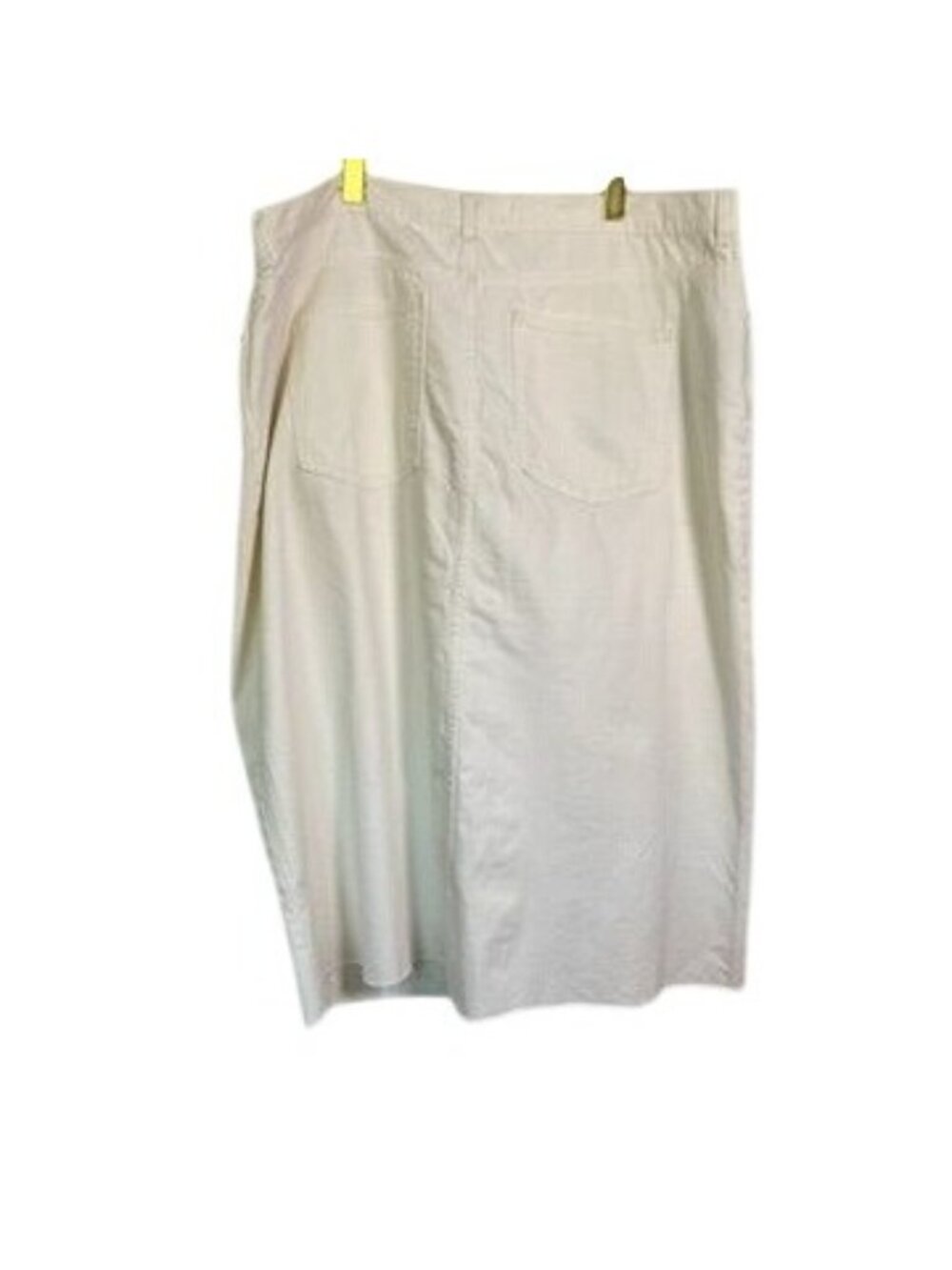Mango MNG White Denim Pencil Maxi Skirt Anais Women Plus XXL Boho Chic Cowgirl - Picture 3 of 14